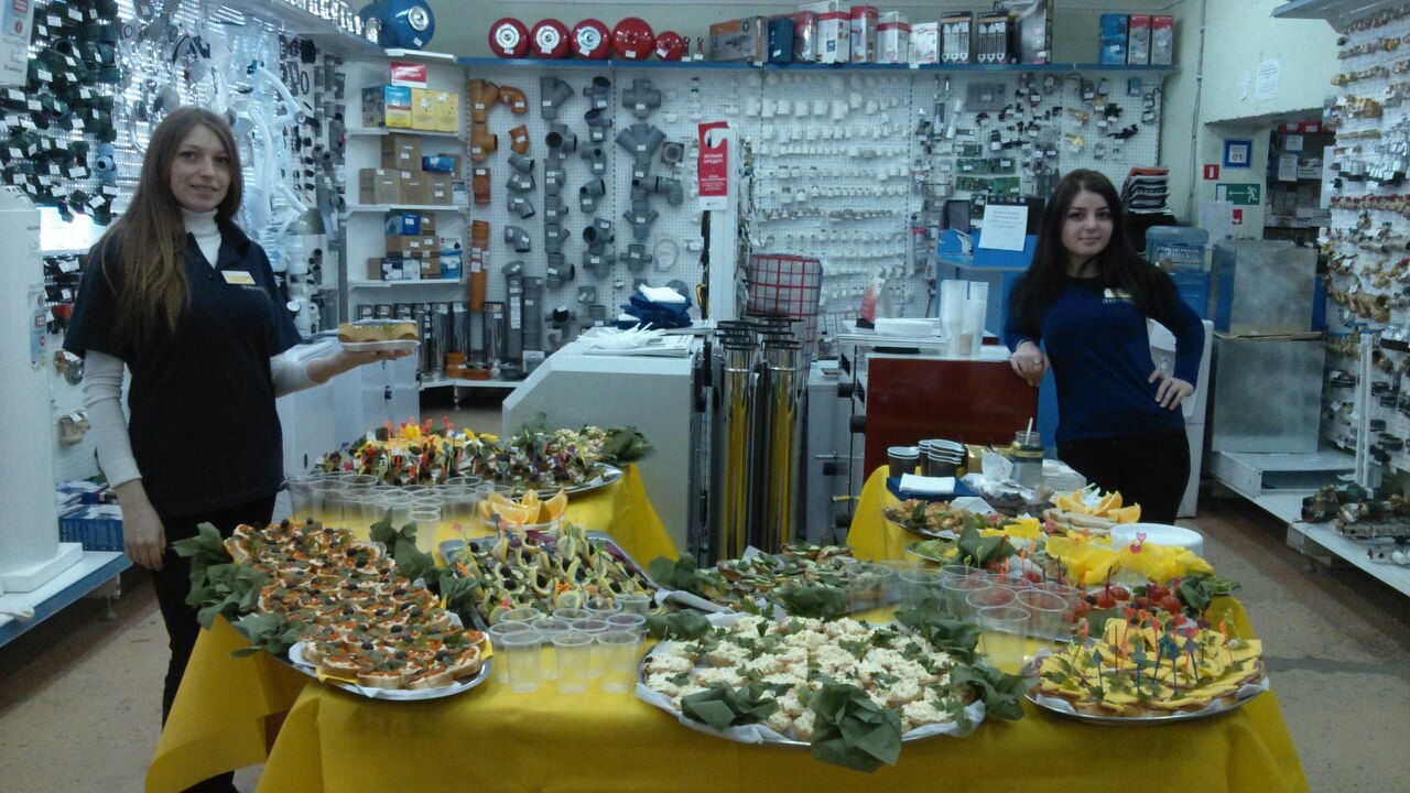 фуршет для клиентов