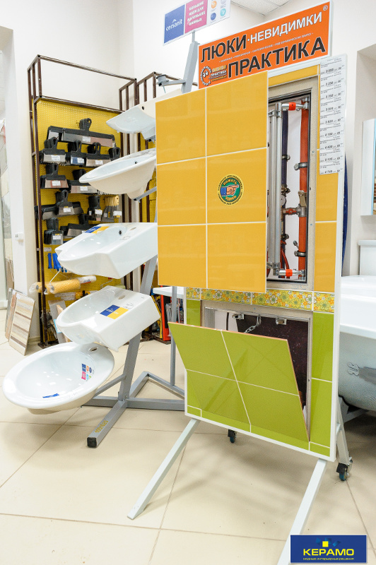 скрытые люки для плитки